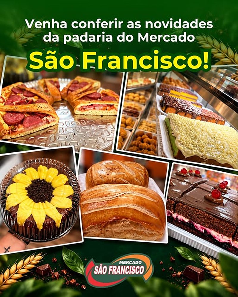 Novidades da padaria do Mercado São Francisco: tortas, pães e salgados